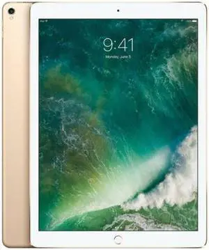 Apple iPad Pro 2 (2nd Gen) 64GB - Wi-Fi + Cellular - 12.9" - Gold - (2017) - Good Condition