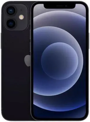 Apple iPhone 12 mini 64GB Fully Unlocked Verizon T-Mobile AT&T 5G (2020) - Black - Very Good Condition