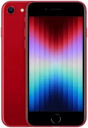 Apple iPhone SE 3 (3rd Gen) 64GB Fully Unlocked Verizon T-Mobile AT&T 4G LTE (2022) - Red - Excellent Condition