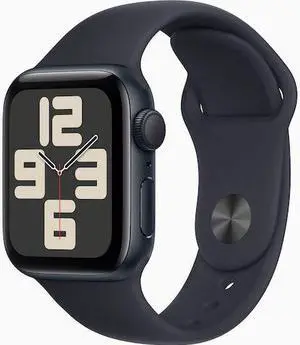 Apple Watch SE 2nd Generation 44mm GPS - Midnight Aluminum Case - Midnight Sport Band (2022) - Good Condition