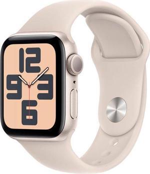 Apple Watch SE 2nd Generation 40mm GPS - Starlight Aluminum Case - Starlight Sport Band (2022) - Good Condition