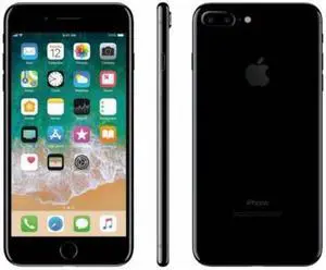 Apple iPhone 7 Plus 256GB Fully Unlocked Verizon T-Mobile AT&T 4G LTE (2016) - Jet Black - Good Condition