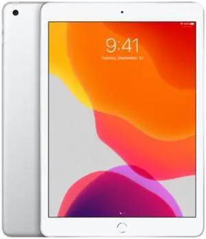 Apple iPad 7 (7th Gen) 32GB - Wi-Fi + Cellular - 10.2" - Silver - (2019) - Excellent Condition