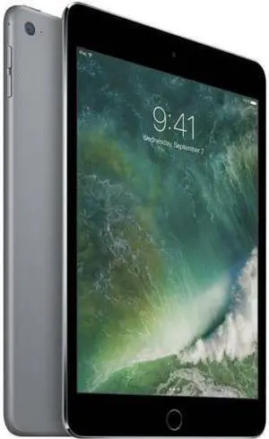 Apple iPad mini 4 (4th Gen) 128GB - Wi-Fi - 7.9" - Space Gray - (2015) - Good Condition