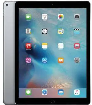 Apple iPad Pro (1st Gen) 128GB - Wi-Fi + Cellular - 12.9" - Space Gray - (2015) - Very Good Condition