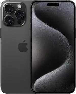 Apple iPhone 15 Pro Max 256GB Unlocked (2023) - Black Titanium - Very Good Condition