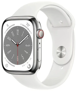 Apple Watch Series 8 45mm (2022) Apple S8 1GB RAM 32GB SSD Silver Stainless Steel MNVW3LL/A - Very Good Condition Apple Watch Series 8 45mm (2022) Apple S8 1GB RAM 32GB SSD Silver Stainless Steel MNVW3LL/A - Very Good Condition