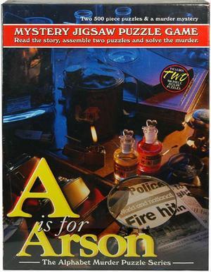 A is for Arson Murder Mystery Jigsaw Puzzle: 1000 Pcs