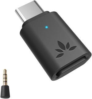 Avantree Leaf Class 1 Long Range USB Bluetooth Audio Adapter for PS4 PS5 PC  Laptop Mac Linux Switch, USB Audio Dongle for Headphones Speakers Only,  Plug and Play, aptX Low Latency 