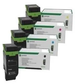 Lexmark CX635adwe / CX532adwe / CS632dw / CS531dw BK/C/Y/M Toner Cartridge Set  75M10K0, 75M10C0, 75M10Y0, 75M10M0