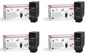 Xerox VersaLink C625 High Yield BK/C/Y/M Toner Bundle - 006R04636 - 006R04637 - 006R04638 - 006R04639