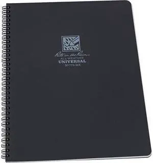 Maxi Notebook,42 Sheets,Black Cover RITE IN THE RAIN 773-MX