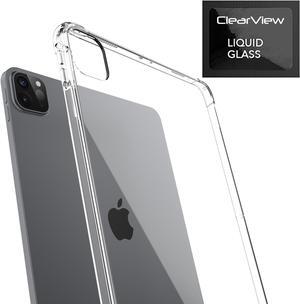 Clear View Case and Liquid Glass Screen Protector for iPad Pro 12.9 2020