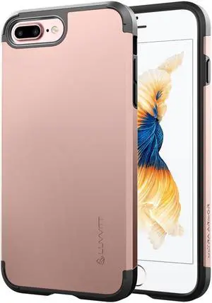 Luvvitt Ultra Armor Dual Layer Case for iPhone 8 Plus - Rose Gold