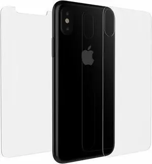 Luvvitt Full Body Front / Back Tempered Glass Screen Protector for iPhone XS / X