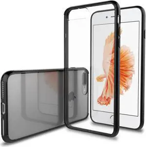 Luvvitt Clear View Hybrid Case for iPhone 8 Plus - Black
