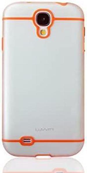 LUVVITT HYBRID Case / Cover for GalaxyS4 - Clear / Orange