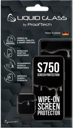 Liquid Glass Screen Protector with $750 Screen Protection Guarantee - Universal