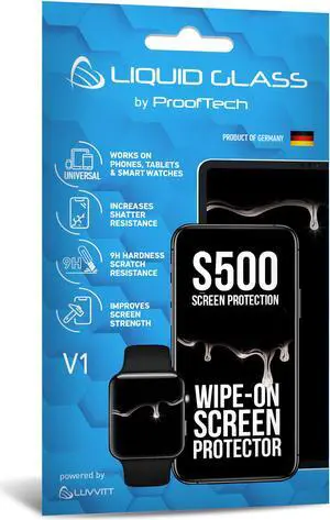 Liquid Glass Screen Protector with $500 Screen Protection Guarantee - Universal
