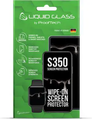 Liquid Glass Screen Protector with $350 Screen Protection - Universal