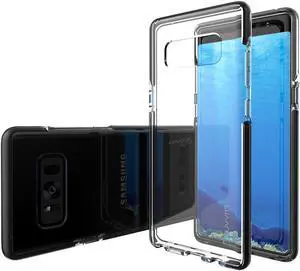 LUVVITT PROOFTECH Shockproof Case for Samsung Galaxy Note 8 - Clear / Black