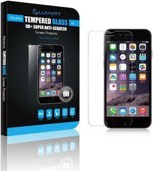 Luvvitt Tempered Glass Screen Protector for iPhone 8 Plus - Crystal Clear