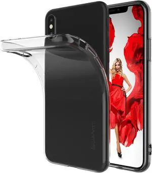 Luvvitt iPhone XS Max Case Clarity Flexible TPU for 6.5 inch Screen 2018 - Clear