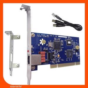 Asterisk Card - ISDN E1 T1 Card TE110P with 1 Port,ISDN Digital Card,Support Astersk Freepbx Issabel Free PBX Switch Dahdi Isabel .T1 Card te110 ISDN SS7 PRI ,Call Center