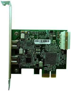 Point Grey Research 2 Port FireWire Adapter Card PCIe FWB-PCIE FirePro 1394b Video Capture Card FWB-PCIE-01 PCIe