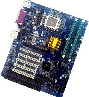 ISA Motherboard,945 ATX Mainboards,945GC Chipset,with 2 ISA Slots,LGA775 CPU,2 DDR2 Slots,5 PCI,1 PCIE,2 Ethernet RJ45 Ports for Computer Server 945GV