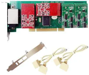 Asterisk Card TDM800P with 4 FXO+4FXS ports,FXS Card FXO Dahdi Card tdm800p,tdm800 for Issabel / FreePBX a800p for VoIP PBX IP Telephony Appliance