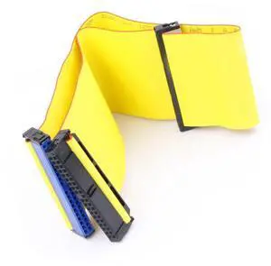 IDE Cable 40 Pin IDE ATA Hard Drive Ribbon Data Transfer Cord HDD,DVD Ribbon Cable for Motherboard of Computer Server PC IPC Industrial Computer,IDE Cord