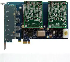 AEX800 with 8 FXS Card,PCIe Asterisk Dahdi Card Supports Asterisk Issabel Dahdi,Free PBX,for IP Phone System TDM800