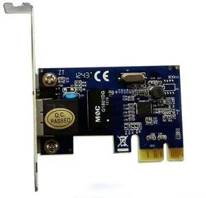 Gigabit Ethernet Card, LAN Card RJ45,PCI-E Low Profile 10/100/1000Mbps PCI Express Network Adapter,PCIE RJ-45 NIC Controller for PC / Server