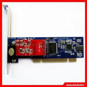 X100P with 1 FXO ports,PCI Card with 2U Low Profile, Supports Asterisk FreePBX Issabel VitalPBX Free PBX FXS FXO Card Phone Solution