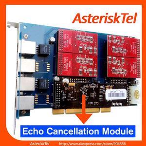 Asterisk FXO Card TDM410P with Echo Canceller Hardware,4 FXO Port PCI Card,tdm400p,tdm410,digium FXO analog board For Asterisk PBX SIP Phone PABX Telephone System Supports Sangoma FreePBX