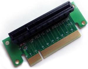 PCIe Adapter Riser Card Convertor 90 Degree PCI Express 8x (PCI-E 8x) Extension Board Mining Riser For Video Card
