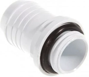 Bitspower G1/4" to 1/2" Barb Fitting for Soft Tubing, Deluxe White Bitspower G1/4" to 1/2" Barb Fitting for Soft Tubing, Deluxe White