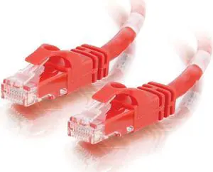 C2G 04005 Cat6 Cable - Snagless Unshielded Ethernet Network Patch Cable, Red (20 Feet, 6.09 Meters)