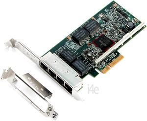 DELL TMGR6 (KH08P) Broadcom Bcm5719 5719 Gigabit Quad Port Ethernet PCI-e 2.0 x4 Server Network Interface Card Full and Half size Brackets