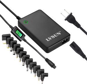 90 Watt Ultra Slim Universal Laptop Ac Adapter Notebook Power Supply with 12 Multiple DC Tips Fit for HP DELLL Lenovo Thinkpad Sony Compaq Asus Acer Toshiba Samsung Etc