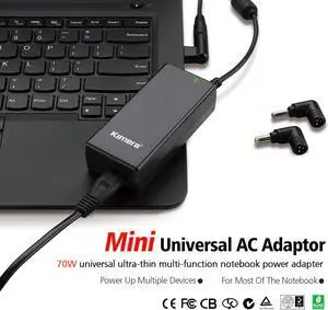 Kamera 70W Universal AC Laptop Power Charger Adapter Cord for HP DELL Toshiba Acer Asus Lenovo IBM Compaq Sony Samsung Gateway Fujitsu Supply 16 Different DC Connector Tips