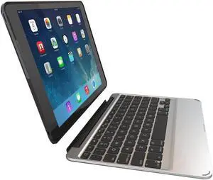 Zagg Slim Book W/ Backlit Bluetooth Keyboard & Detachable Case For iPad Air 2
