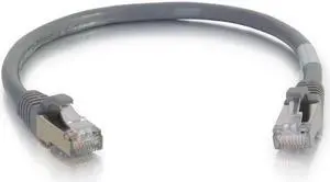 C2G 00648 Cat6a Cable - Snagless Shielded Ethernet Network Patch Cable, Gray (12 Feet, 3.65 Meters) C2G 00648 Cat6a Cable - Snagless Shielded Ethernet Network Patch Cable, Gray (12 Feet, 3.65 Meters)
