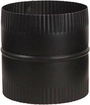 Jnt Strtr Pp Stv 6In Crimped Imperial Stove Pipe Fittings - Black BM0047/6X6-606