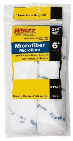 Whizz 76018 Xtrasorb Microfiber Roller, 6" x 3/4"