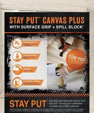 Drop Cloth,4 ft. W TRIMACO 04328