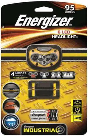 ENERGIZER HDBIN32EB Headlamp, LED, 4 Modes, 300 Lumens, Red