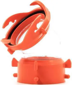 Camco 39847 RhinoFlex Swivel Fitting, Orange/Clear