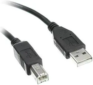 CableWholesale 6-Feet USB Type A Male/Type B Male, 2.0 Version, Black (10U2-02206BK)
